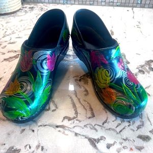 Sanita Clog - (custom hand painted)